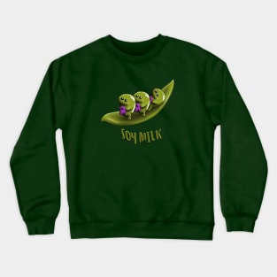 Soy Milk Beans Crewneck Sweatshirt